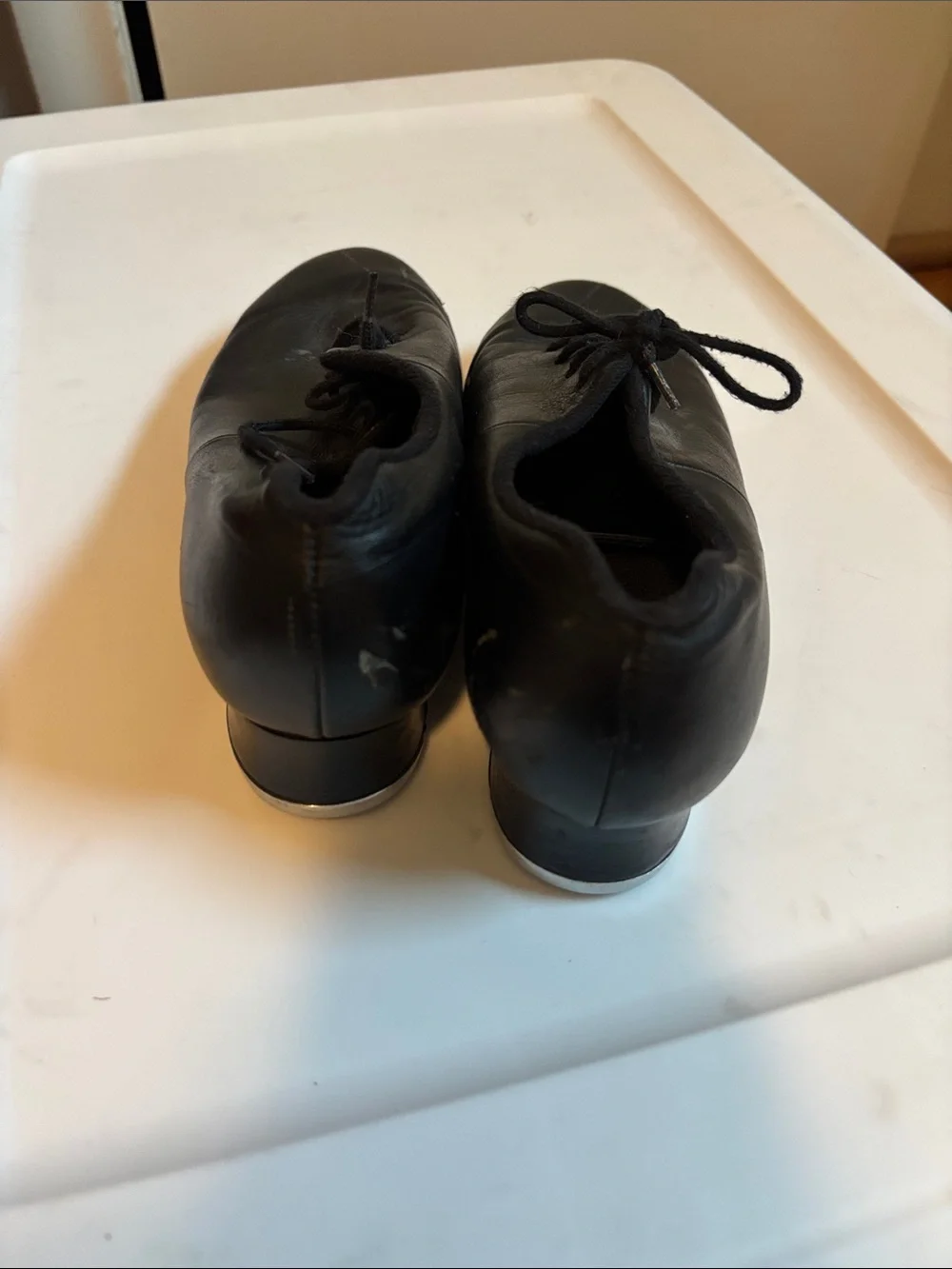 Bloch Shockwave Lace Up Leather Tap Shoes 7.5 Women’s